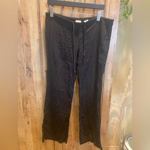 Black linen M pants